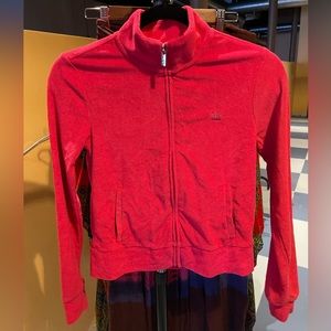 Y2K Juicy Couture Cropped Zip Up Sweatshirt